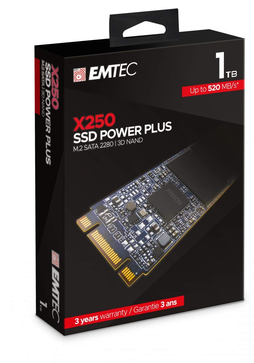 Amazon.com: Emtec X250 M.2 SATA Power Plus SSD (1TB) : Electronics